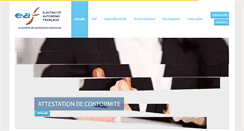 Desktop Screenshot of federation-eaf.org